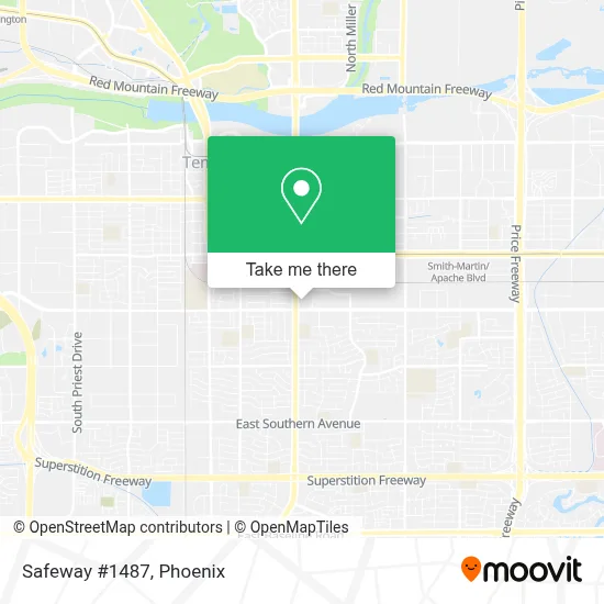 Safeway #1487 map