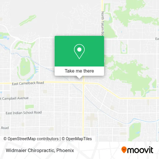 Widmaier Chiropractic map