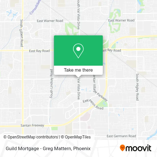 Guild Mortgage - Greg Mattern map
