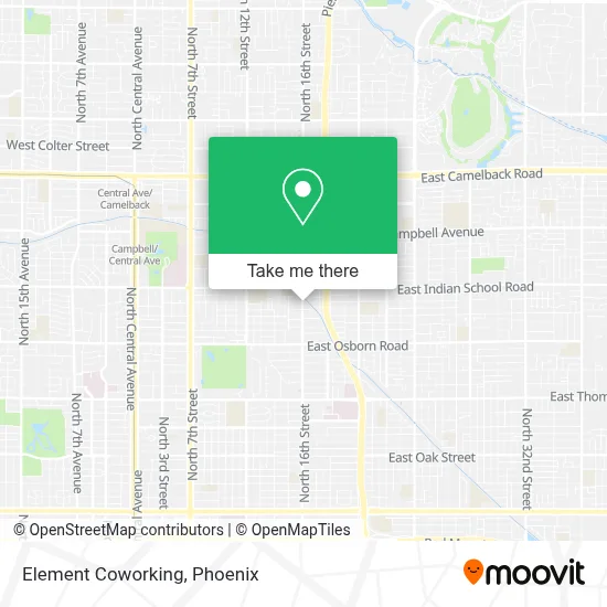 Element Coworking map