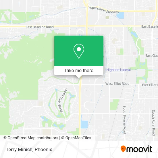 Terry Minich map