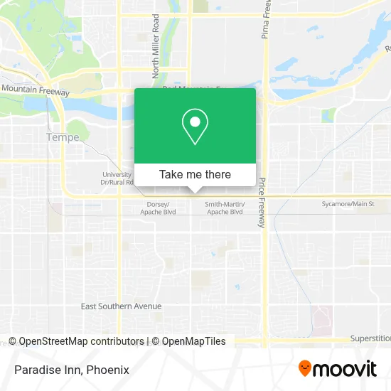 Paradise Inn map