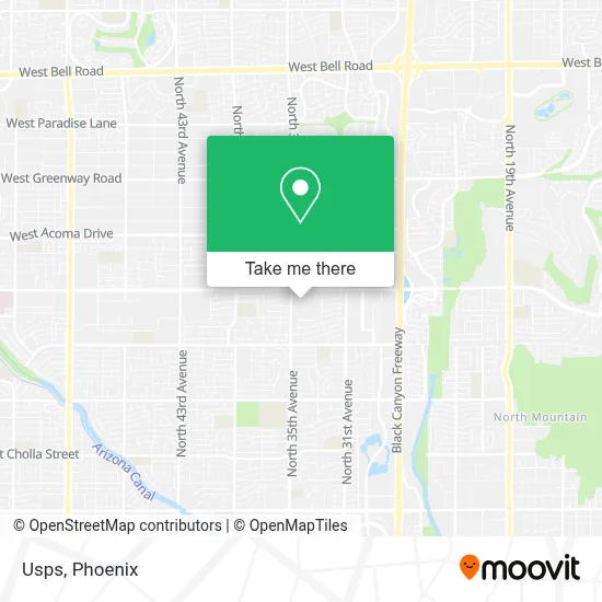 Usps map