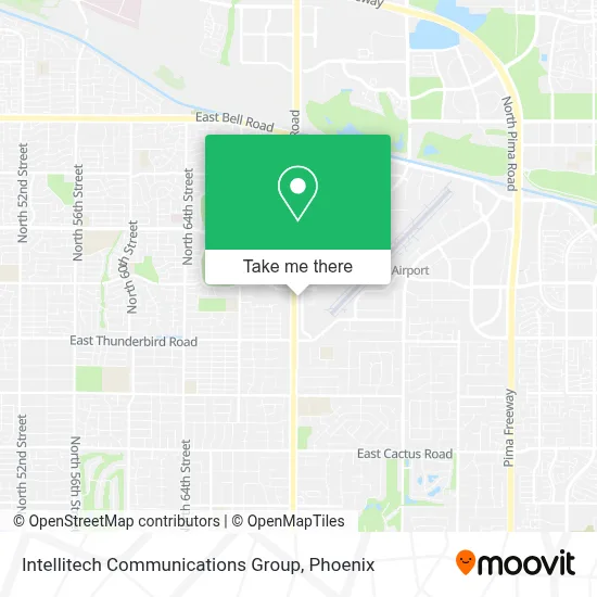 Intellitech Communications Group map
