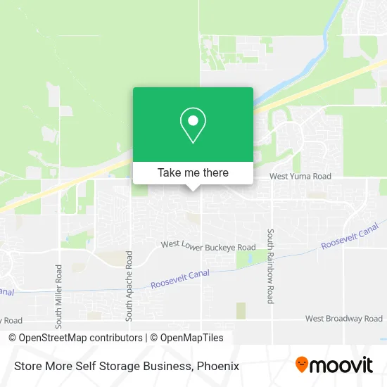 Store More Self Storage Business map