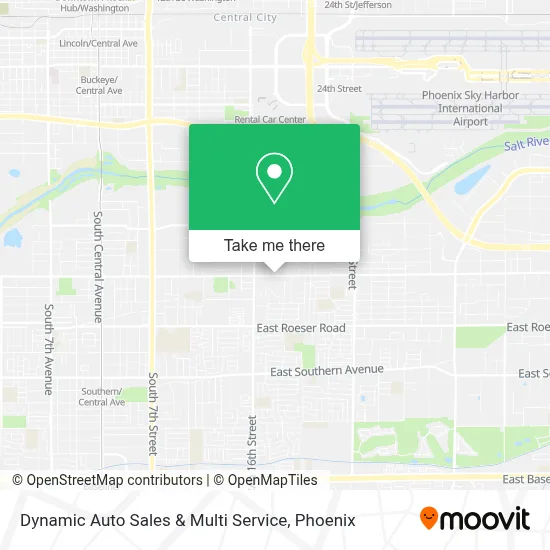 Dynamic Auto Sales & Multi Service map