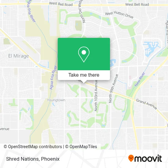 Shred Nations map