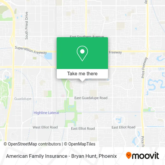 American Family Insurance - Bryan Hunt map