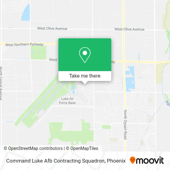 Command Luke Afb Contracting Squadron map