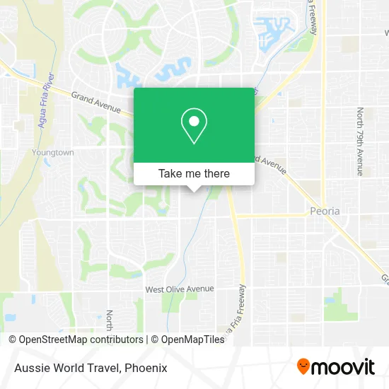 Aussie World Travel map