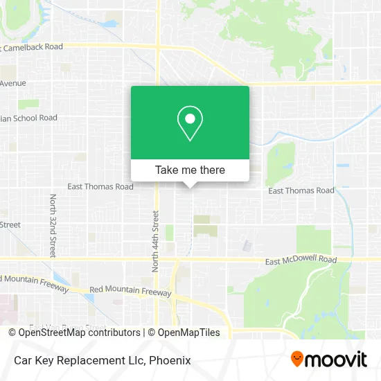 Car Key Replacement Llc map