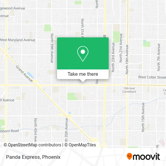 Panda Express map