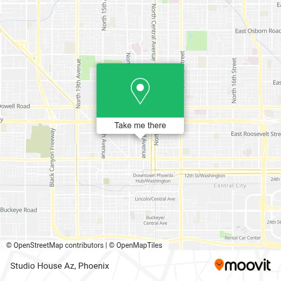 Studio House Az map