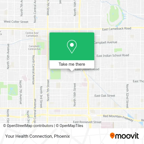 Your Health Connection map
