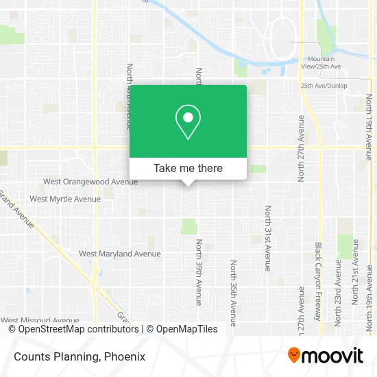 Counts Planning map