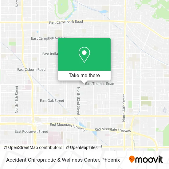 Accident Chiropractic & Wellness Center map