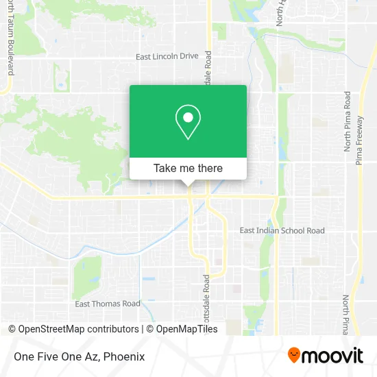 One Five One Az map
