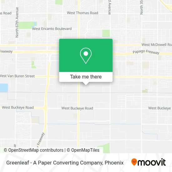 Greenleaf - A Paper Converting Company map