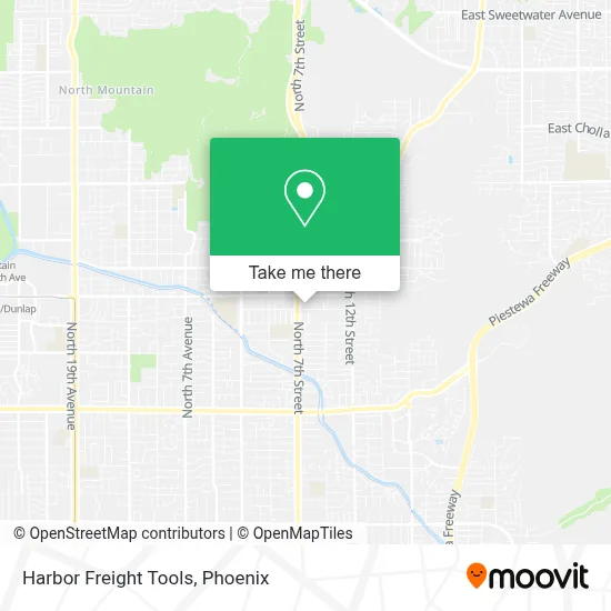 Harbor Freight Tools map