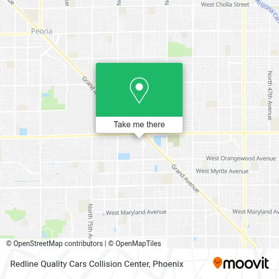 Redline Quality Cars Collision Center map