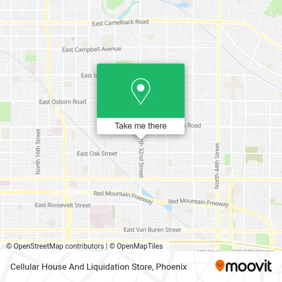 Cellular House And Liquidation Store map