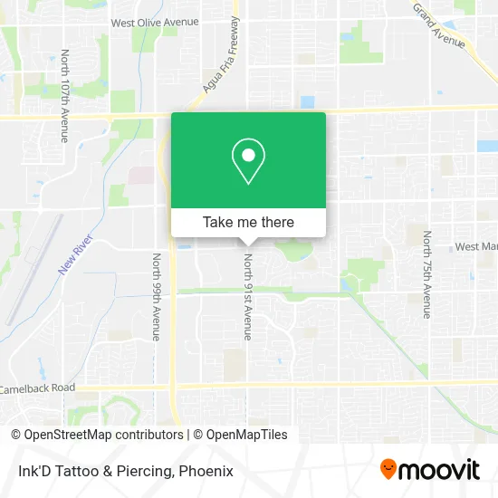 Ink'D Tattoo & Piercing map