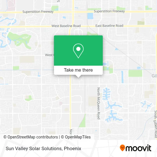 Sun Valley Solar Solutions map