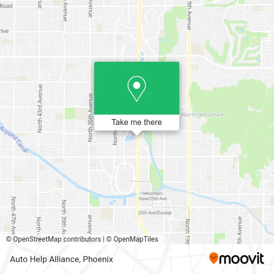 Auto Help Alliance map