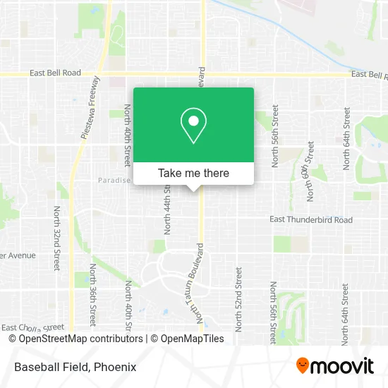 Baseball Field map