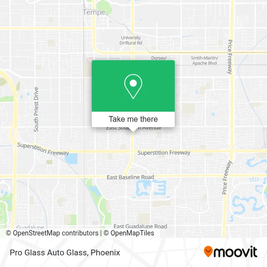 Pro Glass Auto Glass map