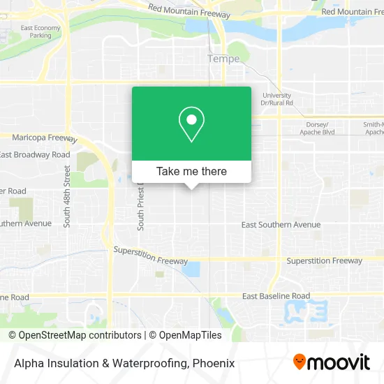 Alpha Insulation & Waterproofing map