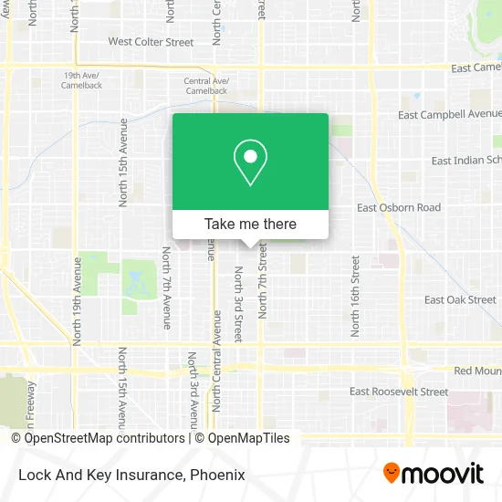 Lock And Key Insurance map