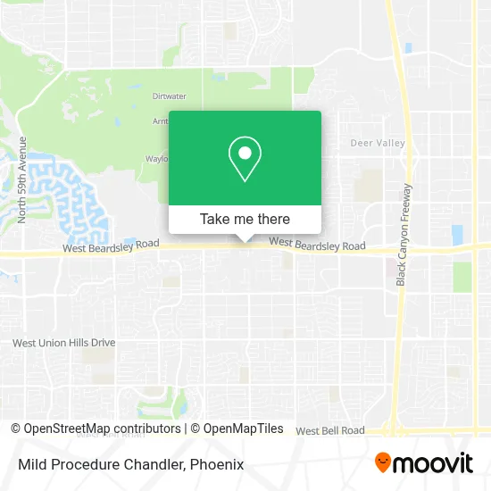 Mild Procedure Chandler map
