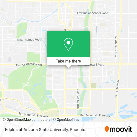 Edplus at Arizona State University map