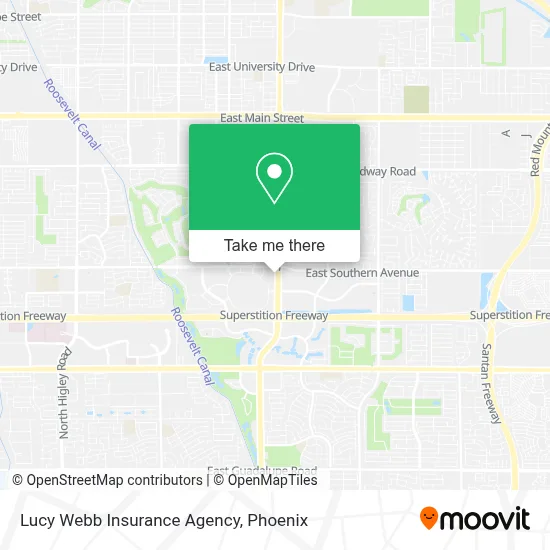 Lucy Webb Insurance Agency map