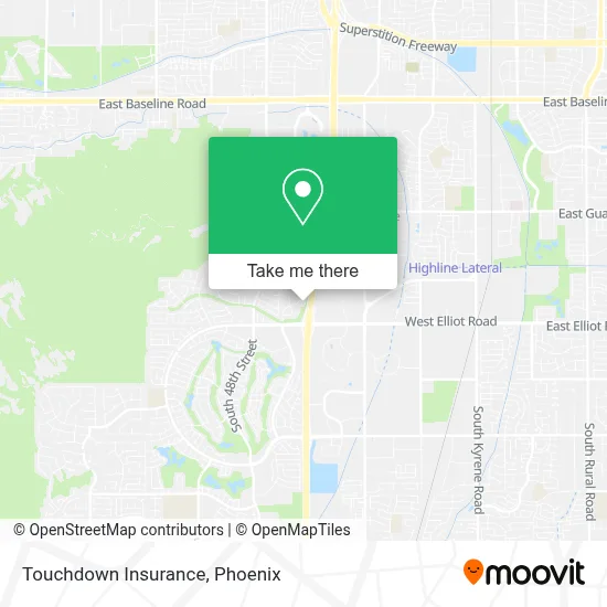 Touchdown Insurance map