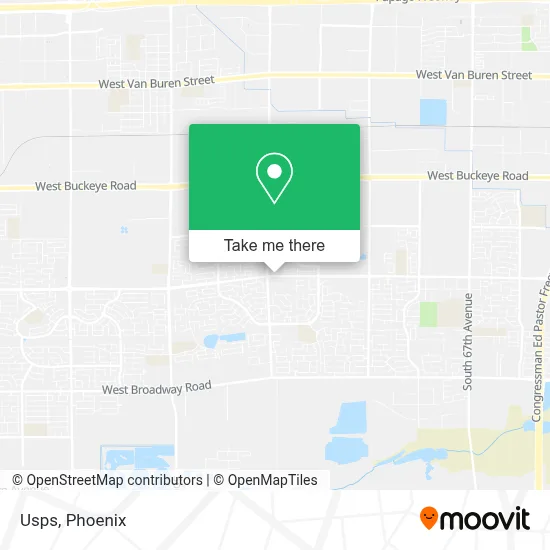 Usps map