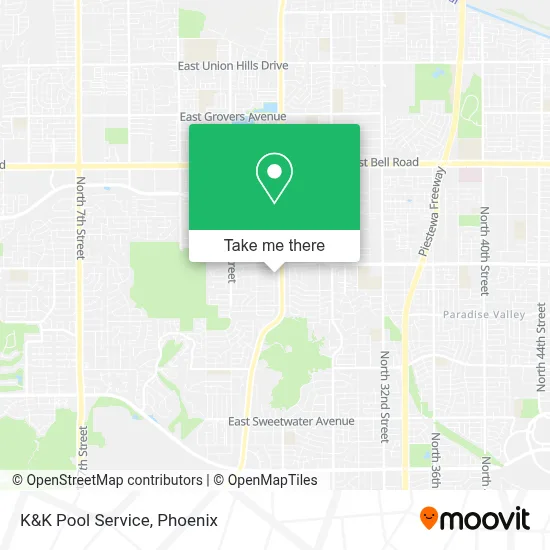 K&K Pool Service map