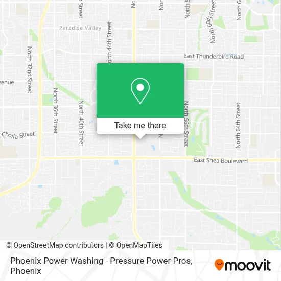 Phoenix Power Washing - Pressure Power Pros map