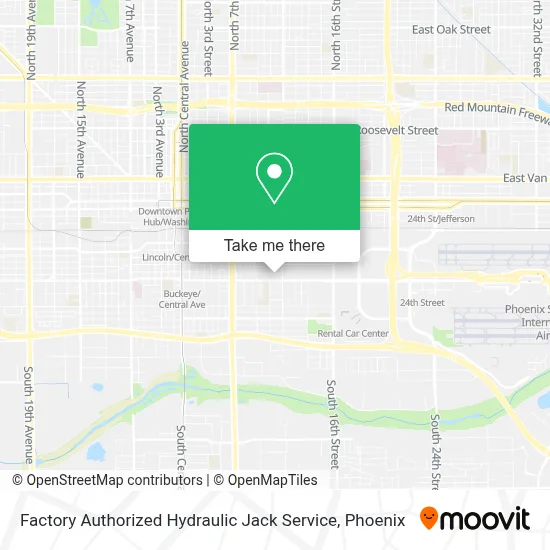 Factory Authorized Hydraulic Jack Service map