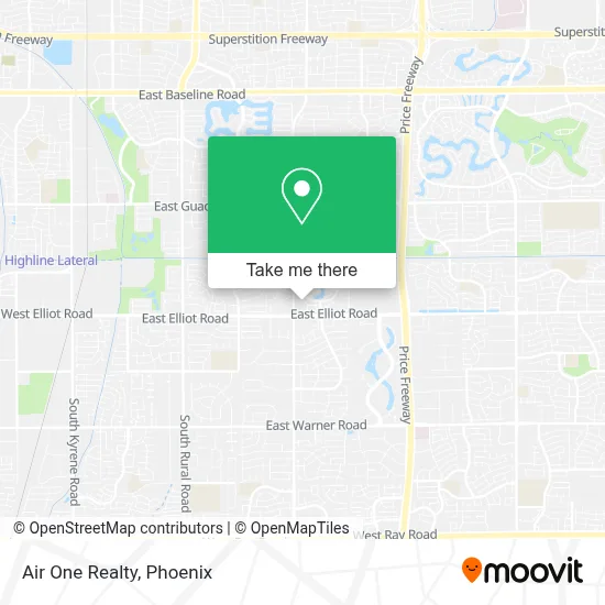 Air One Realty map