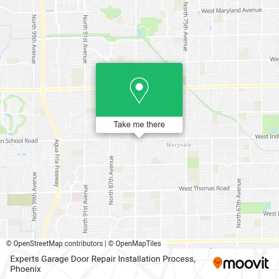 Experts Garage Door Repair Installation Process map