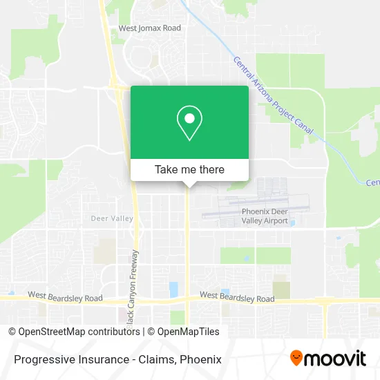 Progressive Insurance - Claims map