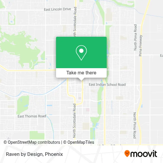 Raven by Design map