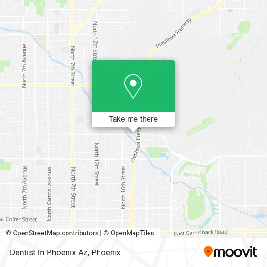 Dentist In Phoenix Az map