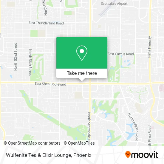 Wulfenite Tea & Elixir Lounge map