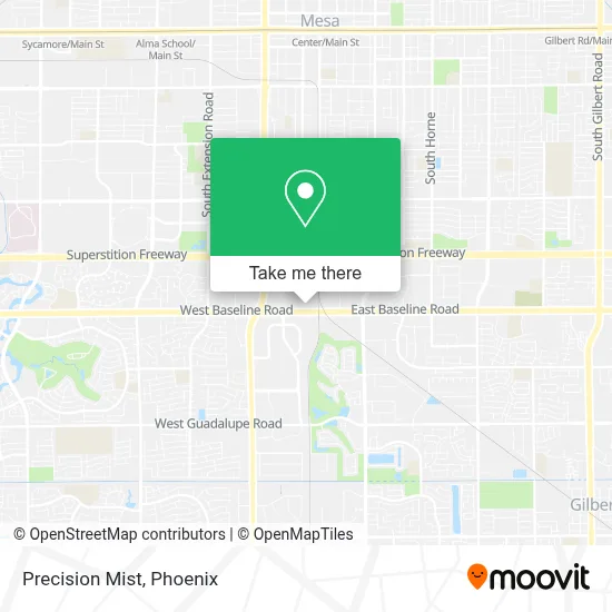 Precision Mist map