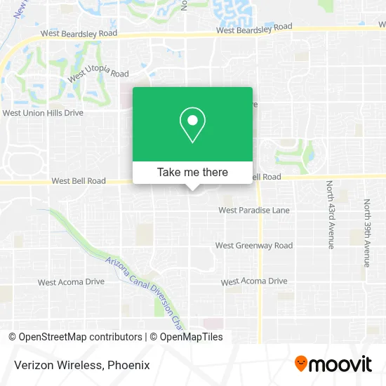 Verizon Wireless map