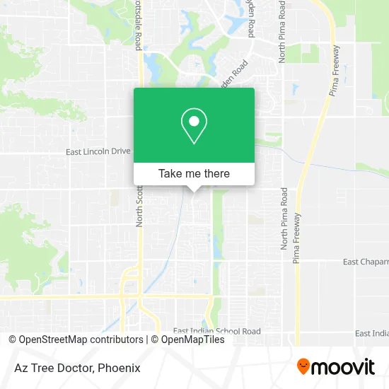 Az Tree Doctor map