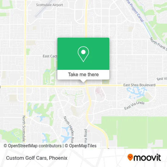 Custom Golf Cars map